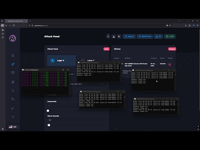 Showcasing RebirthStress.cc ! Layer 4 & Layer 7! Best Tool