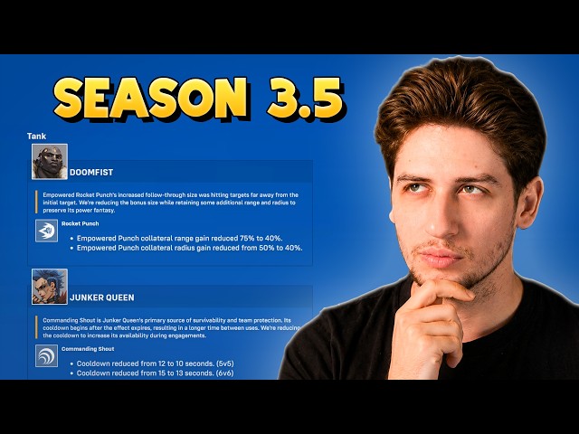 GOOD BUFFS & NERFS?? - NEW SEASON 3.5 PATCH NOTES
