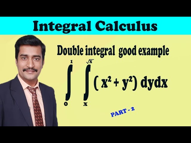 VTU Engineering Maths 2 Double integral  good example by easy maths (PART-2)