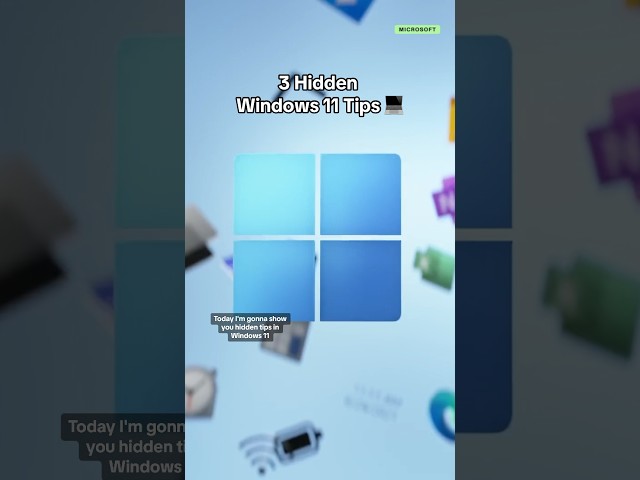 3 Hidden Windows 11 Tips 💻