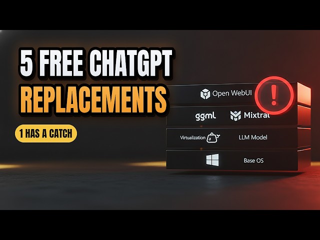 Ollama, Jan, Open WebUI: 5 Free Local Apps That Replace ChatGPT