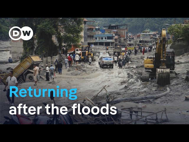 Nepal flood survivors return to shattered hometown | DW News
