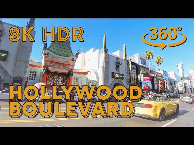 Hollywood Blvd in 360° | Cruise Through LA’s Famous Hollywood Neighborhood