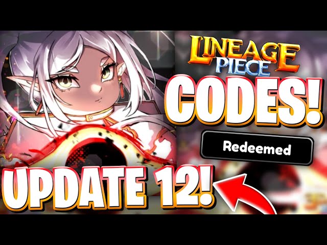 ✨*FRIEREN UPD* ALL NEWLY ROBLOX LINEAGE PIECE CODES | ALL FRIEREN UPDATE 12 CODES FOR LINEAGE PIECE