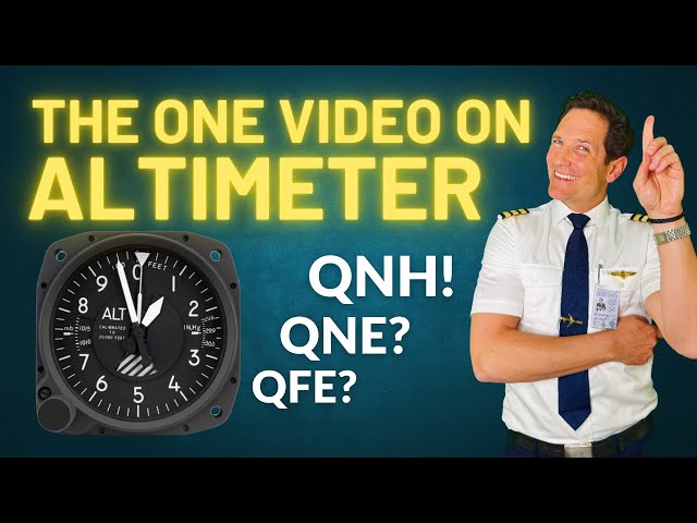 How does an ALTIMETER work? Explained by CAPTAIN JOE
