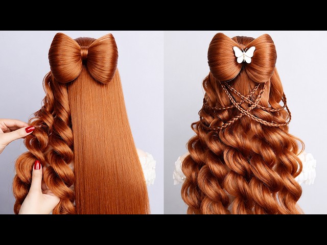 So SIMPLE! Easy And Unique Hairstyles | Beautiful Half Up Half Down Hairstyles | Stylish Tutorials