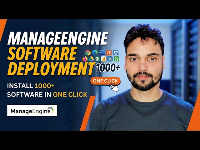 Install Software on All PCs Remotely 😳 ManageEngine Deployment
