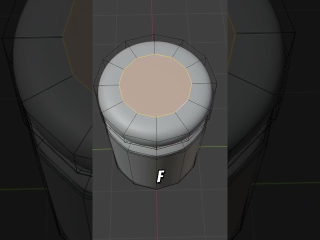 The elegant way to close circles with Blender, 3D modeling.