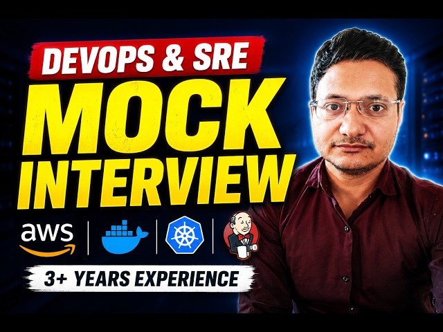 Real DevOps Interview 3+ Years Experience | Kubernetes, AWS, Docker, Jenkins Questions Answered