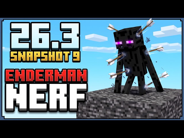 NERFEARON LOS ENDERMAN en Minecraft | Primeras impresiones 26.3 Snapshot 9