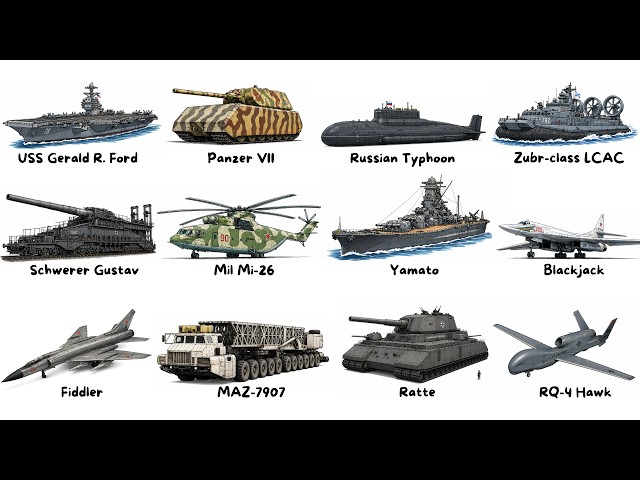 The Biggest Military Machines Ever Built Explained 