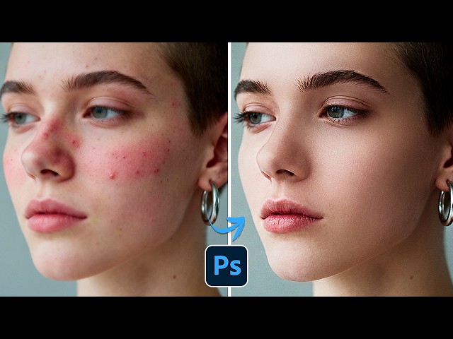 Flawless Skin Retouching in Photoshop | Step-by-Step Beginner Tutorial