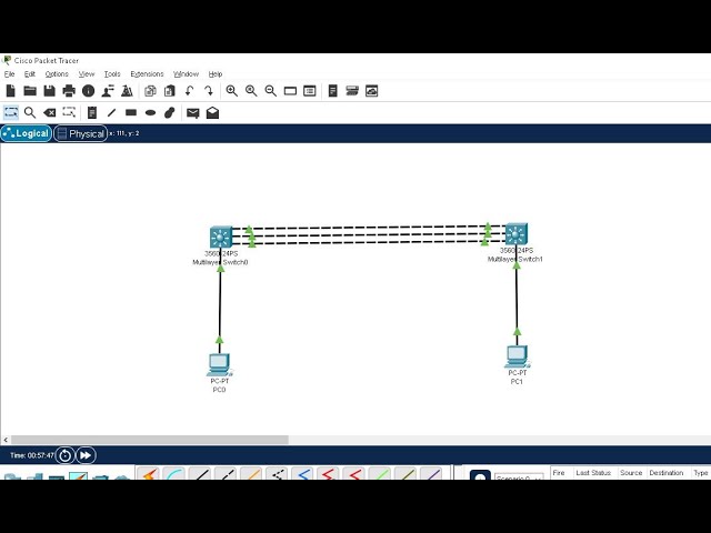 How To Configure LACP Etherchannel Protocol in Cisco Packet Tracer