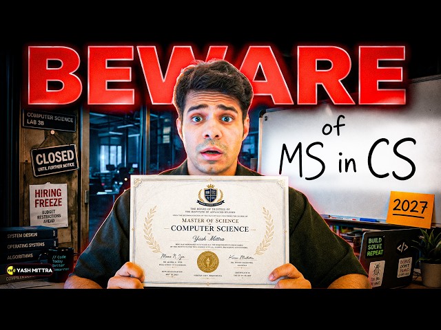 Don’t Go for Masters in Computer Science in 2027
