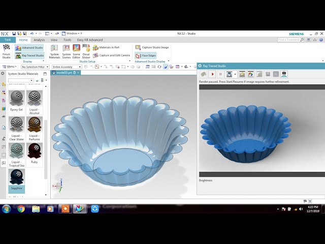 #NX CAD #Advanced Surface Tutorial #Bowl Modeling #tutorial
