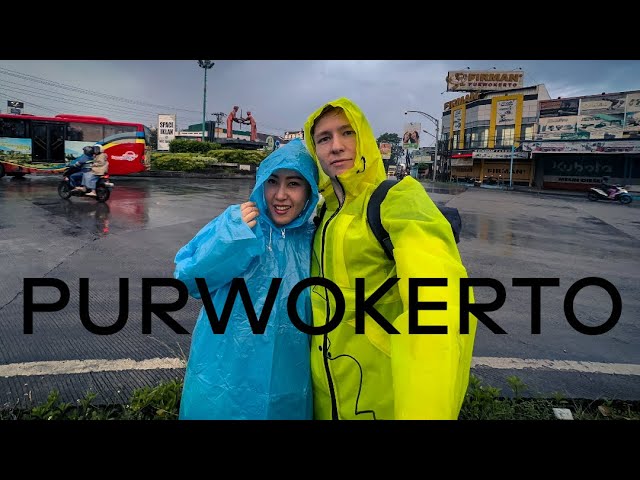 Walking in the Rain in Purwokerto, a small Indonesian City in Java