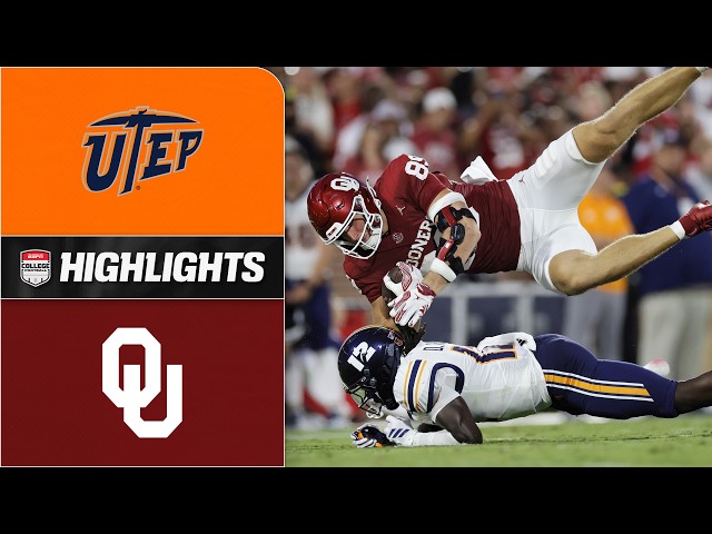 UTEP Miners vs. Oklahoma Sooners | Full Game Highlights | ESPN College Football