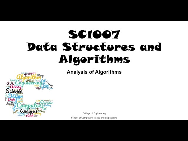 SC1007 Data Structures and Algorithms