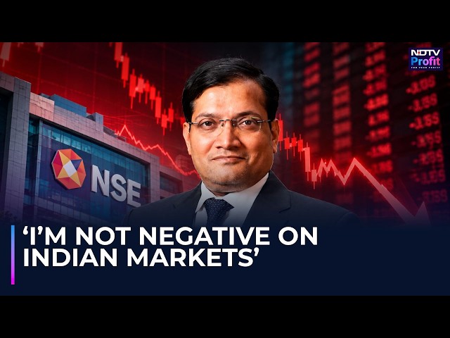 Despite Nifty’s Sharp Fall, Here’s Why Manish Sonthalia Isn’t Negative On Indian Markets