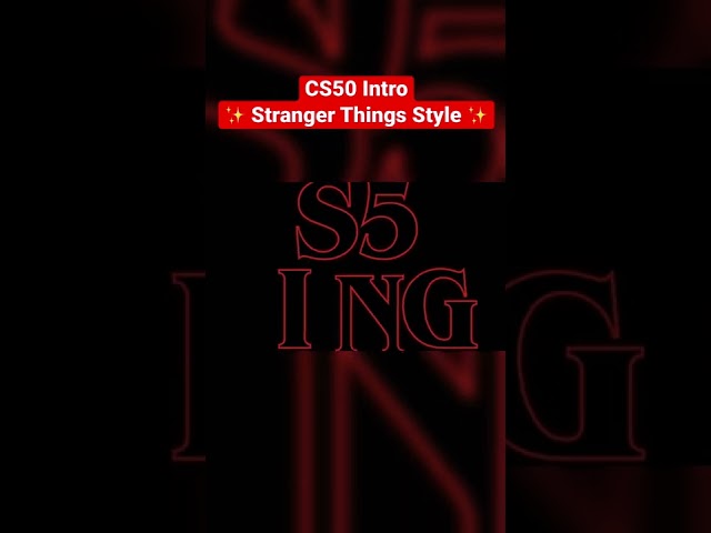 CS50 Things - CS50 Reels #Shorts
