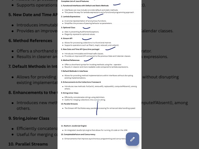 Complete Java8 Features #java #java8 #java8features #interviewtips #interview #coding #development