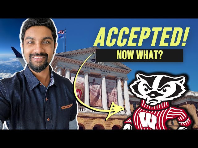 8 THINGS to Do After Getting ACCEPTED to UNIVERSITY // UW Madison Undergrad + International Students