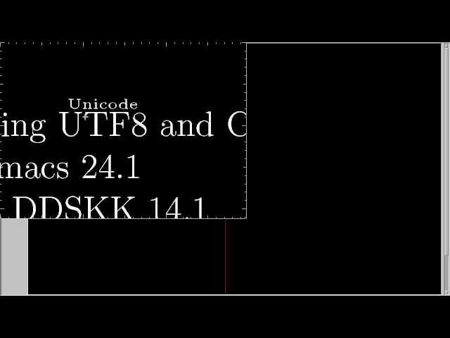 SKK Japanese input in GNU Emacs.