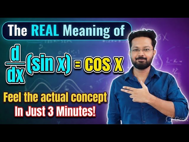The actual meaning of d(sinx)=cos x #maths #derivatives #yt #calculus #curiosity #derivativeformulas