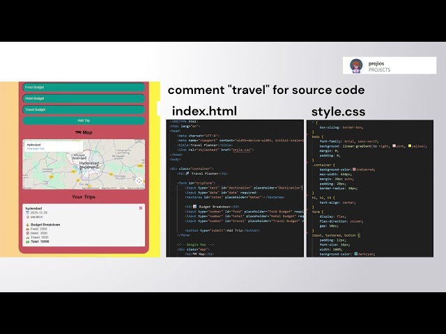 Build a Travel Planner Web App ✈️ | HTML CSS JavaScript