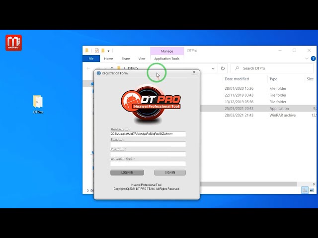 DTPro Tool New Registration / Activation Method