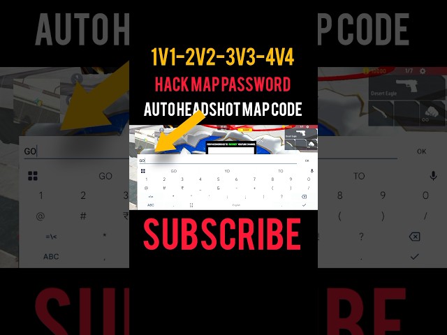 AUTO HEADSHOT MAP 🗺️CODE 😱// PANEL MAP PASSWORD🔑//By RUSHKEY😮// @rehandailyvlogss #craftland #code