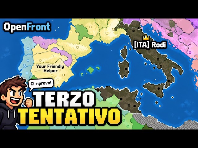 Third attempt! Will I manage to win starting from Italy? | Openfront.io