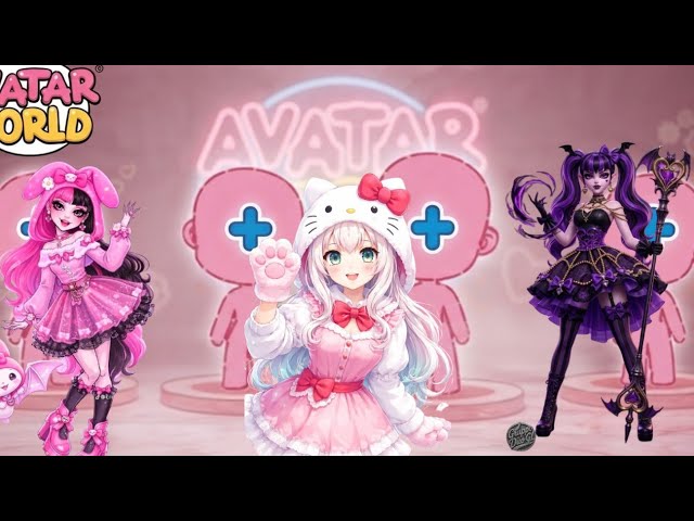 Creating Sanrio Characters As Humans In Avatar World! 🎀 #viral  #avatarstory #funny #fashion #fyp