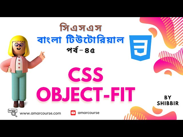CSS Object-fit | Object-position tutorial | CSS Bangla Tutorial