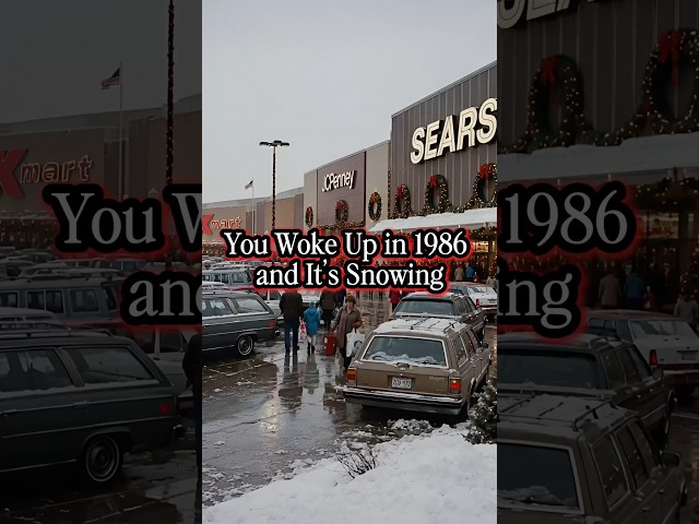 POV: You Woke Up in 1986 and It’s Snowing #christmas #holidays #vintage #nostalgia #80s