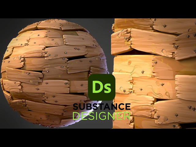 Stylized Wood Planks - Substance 3D Designer