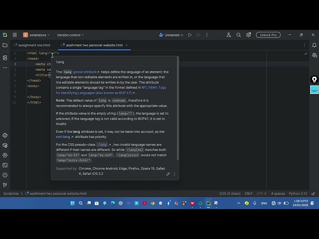 html by amharic part 1