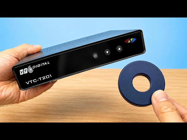 📡 Never Buy a TV Antenna Again! Just Put a Magnet on Your Digital TV Box!