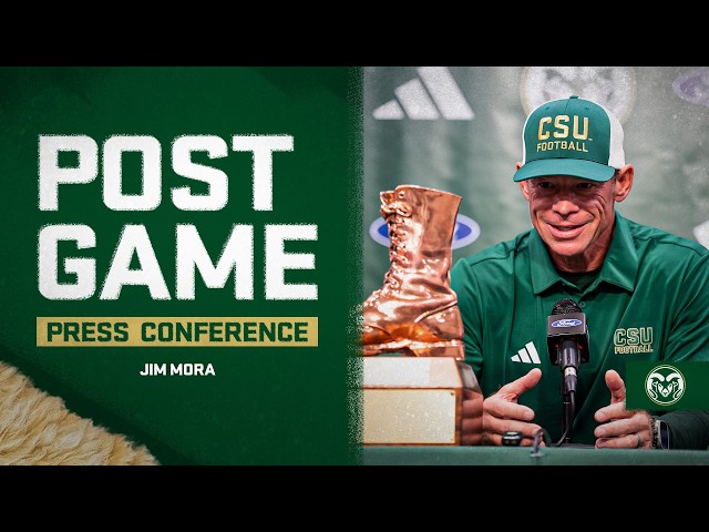 Colorado State Football: Jim Mora Post Game Press Conference - Wyoming (2026)