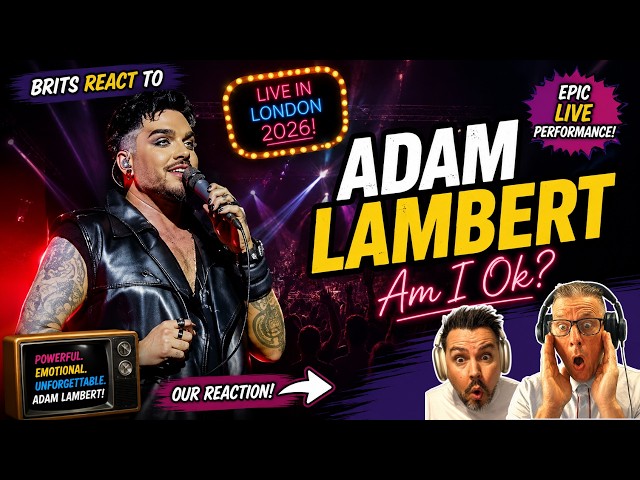 Adam Lambert – Am I Okay? | THAT Voice Is on Another Level!  Brits React