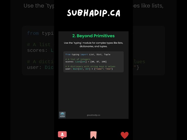 How to use type hints effectively