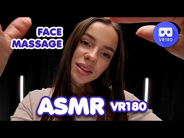 Malena's ASMR Face Massage (speaks Ukrainian) in VR180 3D