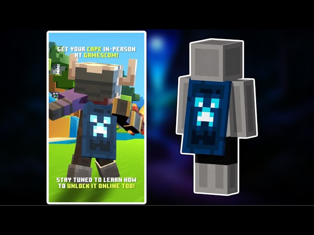 How to get the NEW Blue Creeper Cape (Minecraft)