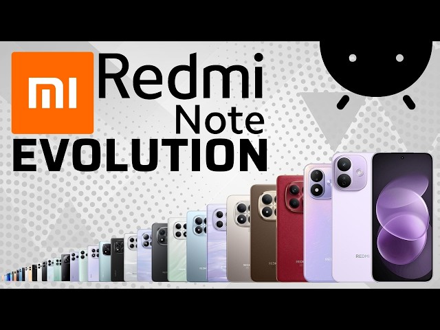 Evolution of Xiaomi Redmi Note Series