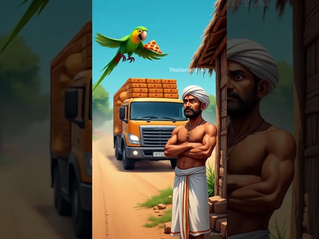 bhukkad kisan or tote ki kahani #shortfeed #aistory #shorts
