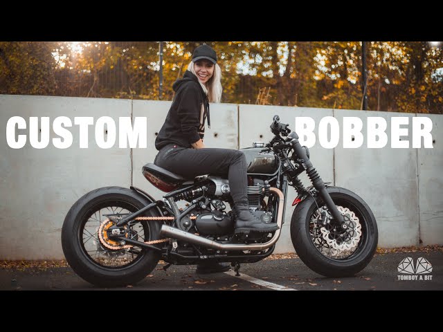 Custom Triumph Bonneville British Bobber