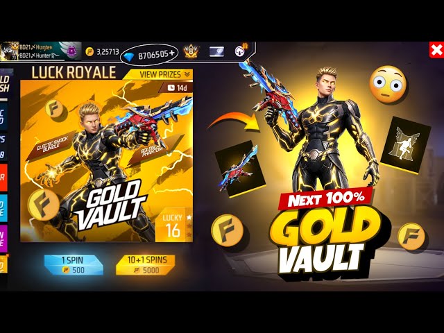 Next Gold Vault  Event Confirm Update || New Event Free Fire Bangladesh Server | Free Fire New Event