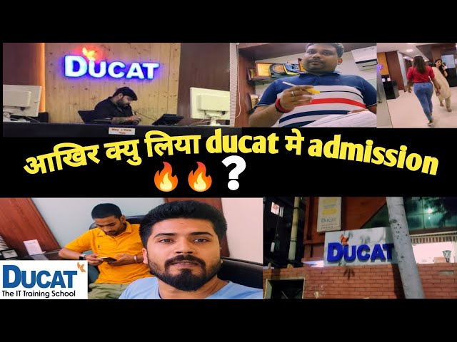 Ducat Institute in Noida | Why did you take admission? | Ducat Noida Sector 16 | Ducat Institute