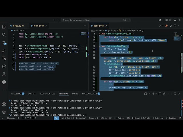3.2 Inheritance & Polymorphism