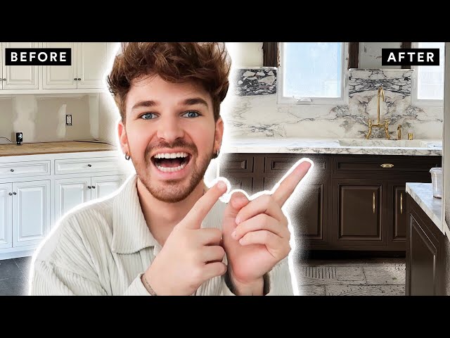 Painting my kitchen cabinets BROWN!